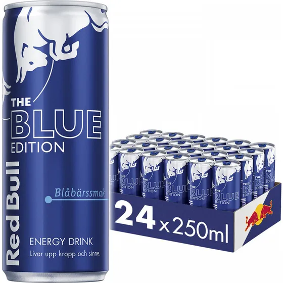 Red Bull Energy Drink 24 x 250 ml Blue Edition