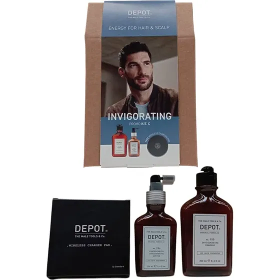 C Depot Forfriskende Hårplejesæt: Shampoo & Hårlotion