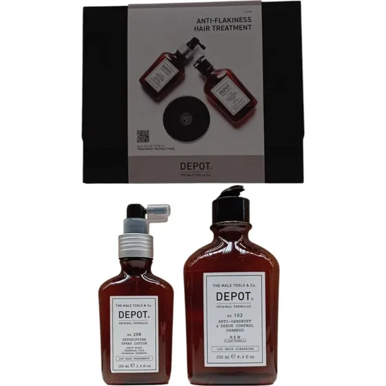 Depot C-sæt: Shampoo No. 102 & Hovedbundslotion No. 208