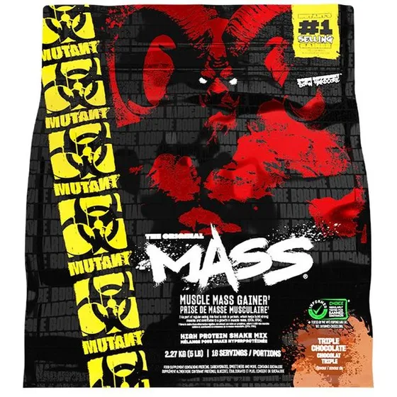 PVL Mutant Mass Gainer, Tredobbelt chokolade 2270 g