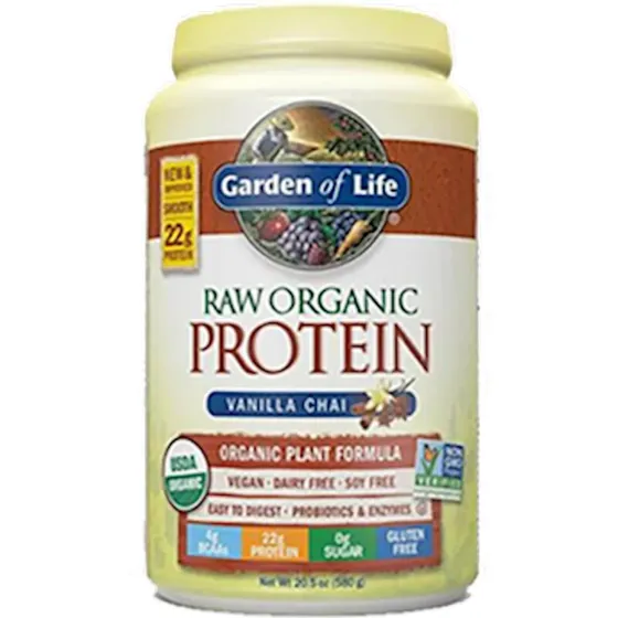 Garden of Life RAW Organic Protein Vanilje Chai — 22 g protein