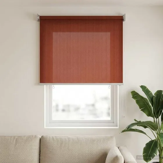 vidaXL Udendørs rulleskærm Terracotta 80x140 cm 90% UV-beskyttelse