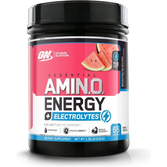 Optimum Nutrition Amino Energy + Electrolytes Watermelon, 65 serveringer