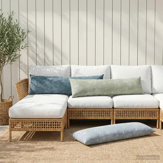 vidaXL Pudebetræk HEERLEN Grøn Chenille 40 x 145 cm