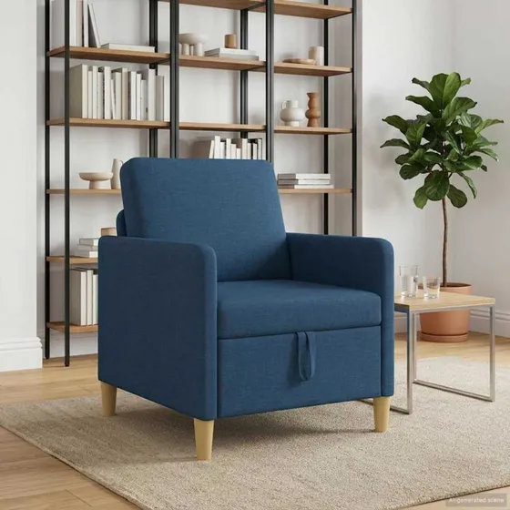 vidaXL Sofa med opbevaring, Blå, 72 x 78 x 87 cm