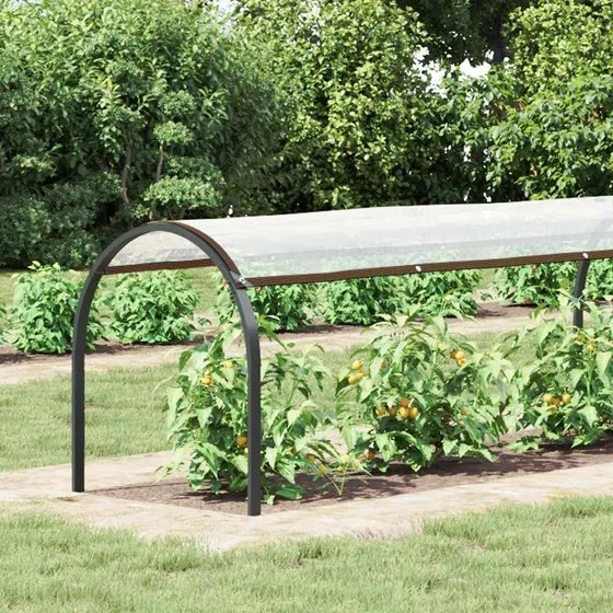 vidaXL Planteovertræk Transparent PE 2,5 x 1,5 m med øjer
