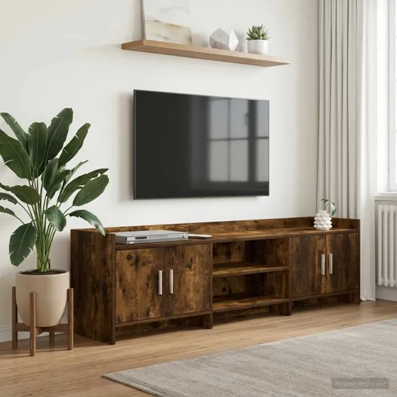 vidaXL TV-skab i røget eg, 168 x 33 x 47 cm