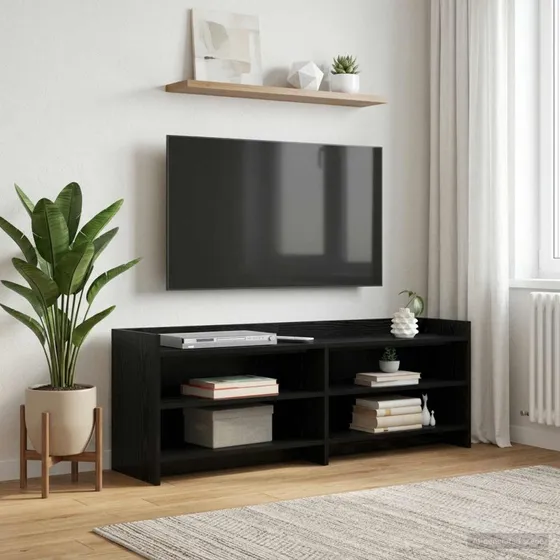 vidaXL TV-skab 135 x 33 x 47 cm Sort eg