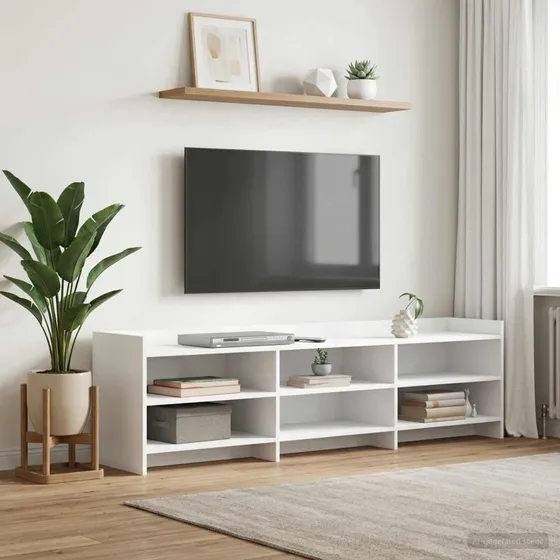 vidaXL TV-skab 168 x 33 x 47 cm - Hvid