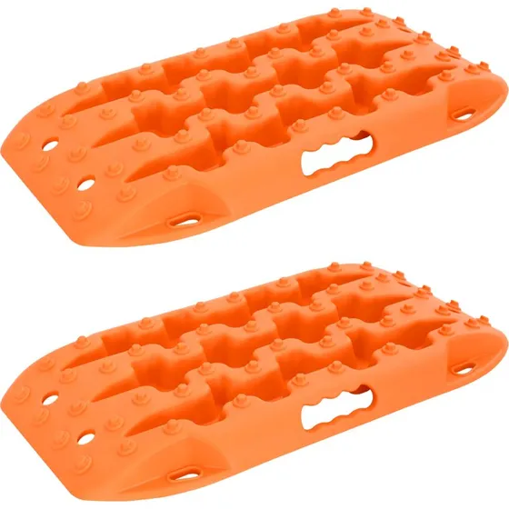 vidaXL Traction Board 2 stk. Orange 57,5x30,5x5,5 cm