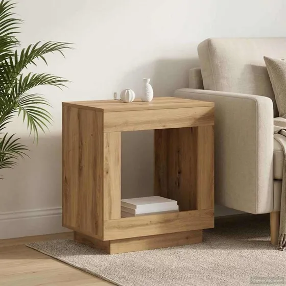 vidaXL Sidebord Artisan-eg 60 x 40 x 65 cm