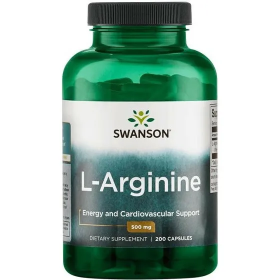 Swanson L-Arginin 500 mg | 100 kapsler
