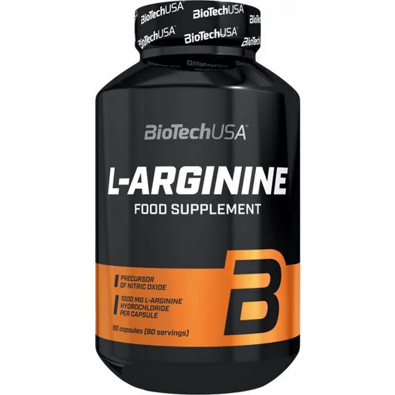 BioTechUSA L-Arginine 90 kapsler 1650 mg