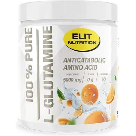 Elit Nutrition 100% Pure L‑Glutamin, 300 g