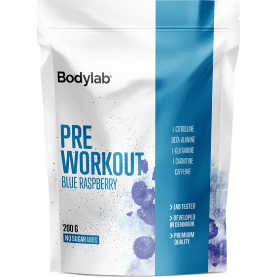 Bodylab Preworkout Blue Raspberry 200 g