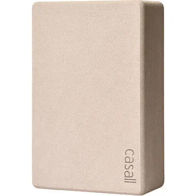 Yogablok Beige (støtteblok til yoga)