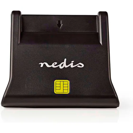 Nedis Smartcard-læser Desktop USB 2.0 – Sort