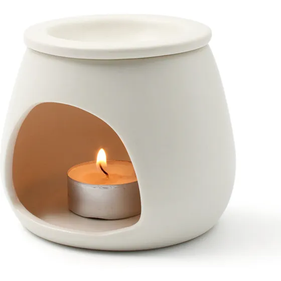 Pureviva Duftlampe Keramik Hvid