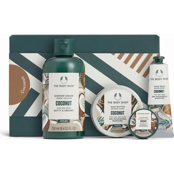 The Body Shop Coconut Essentials gavesæt (4 dele)