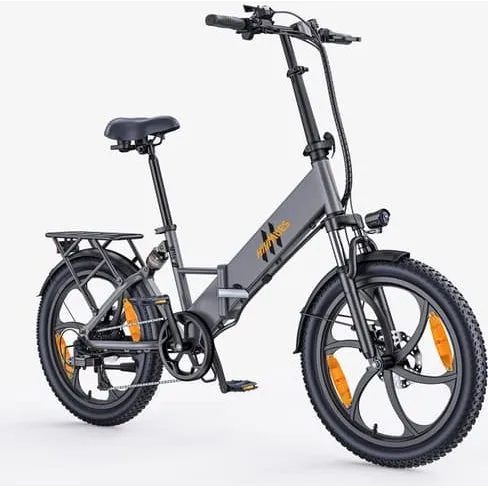 HillMiles Mile 2 Sammenklappelig Elcykel - Grå