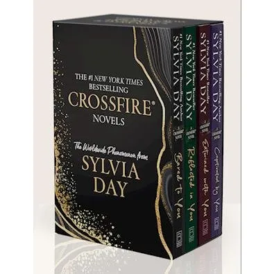 Sylvia Day Crossfire-serien 4-bindsæske: Bared to You til Captivated by You