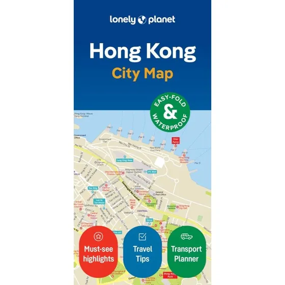 Lonely Planet Hong Kong City Map - Engelsk