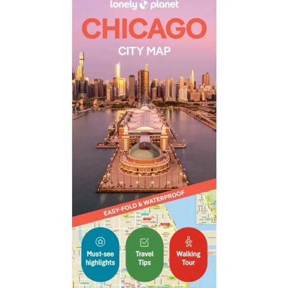 Lonely Planet Chicago City Map