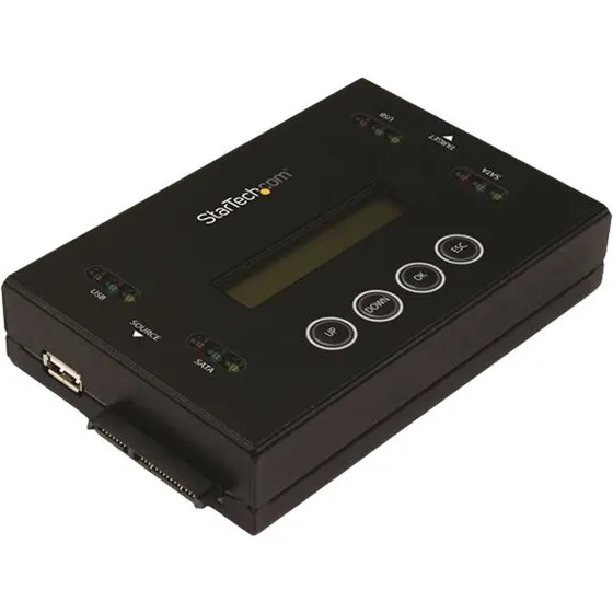 StarTech.com 1:1 Harddiskduplikator & Eraser til USB/SATA, LCD