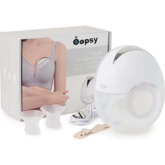 Oopsy Bærbar Elektronisk Brystpumpe 120 ml (USB)