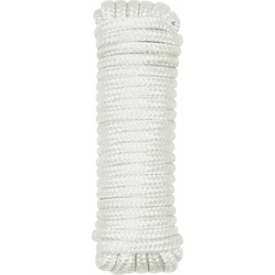 vidaXL Bådsnor 2 mm 15 m Hvid Polyester