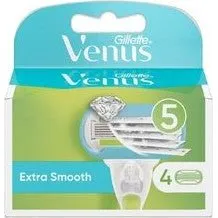 Gillette Venus Ekstra glatte udskiftningsblade, 4 stk.