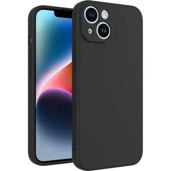 iPhone 13 Mini Mat Sort Cover - Ekstra kamerabeskyttelse