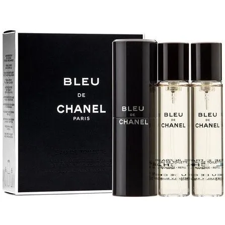 Chanel Bleu de Chanel EDT 3 x 20 ml Twist & Spray (genopfyldelig)