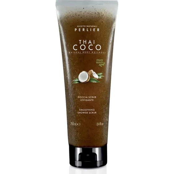 Perlier Thai Coco Bruse-skrub med udglattende effekt, 250 ml