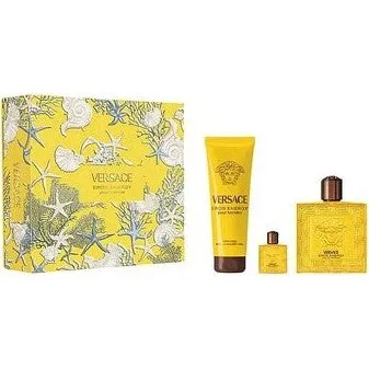 Versace Eros Energy Gavesæt: Eau de Parfum 100ml + Shower Gel 150ml + 5ml