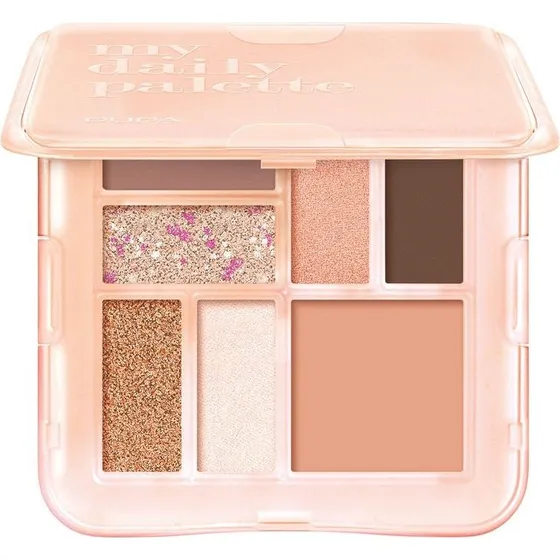 Pupa My Daily Multifinish Eye Palette 002 - Tender Abrikos (8 g)