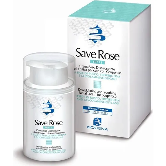 Biogena Save Rose Beroligende Ansigtscreme SPF 15, 50 ml