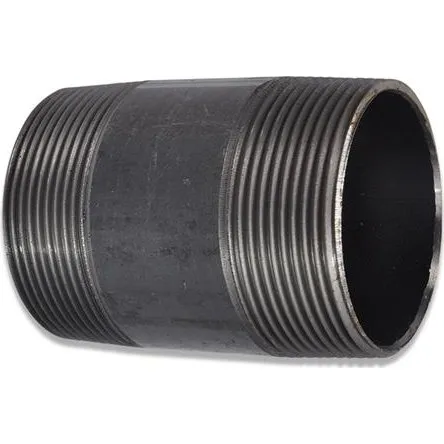 Nippelrør Sort 1 1/4" x 200 mm
