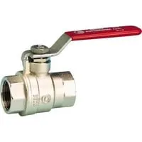 Pettinaroli Kuglehane m/greb 1 1/2" muffe/muffe rød