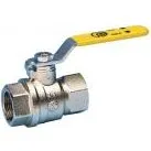 Pettinaroli Gaskuglehane 1 1/4" Muffe/muffe med stålgreb