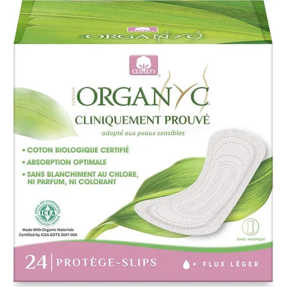 Organyc Protège - Lomme med trykknapper, 24 stk.