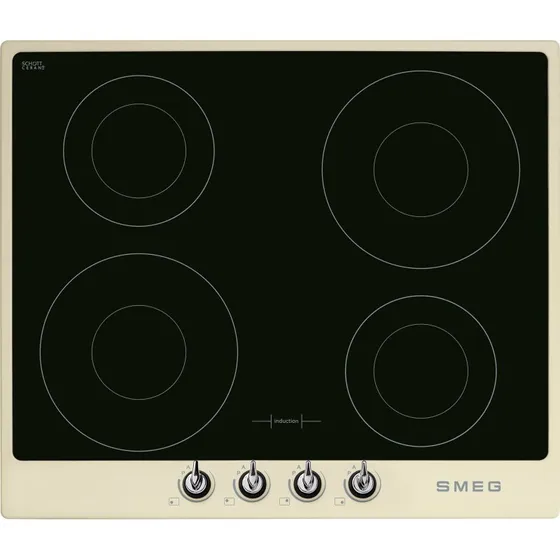Smeg Victoria Induktionskogeplade 60cm - Creme