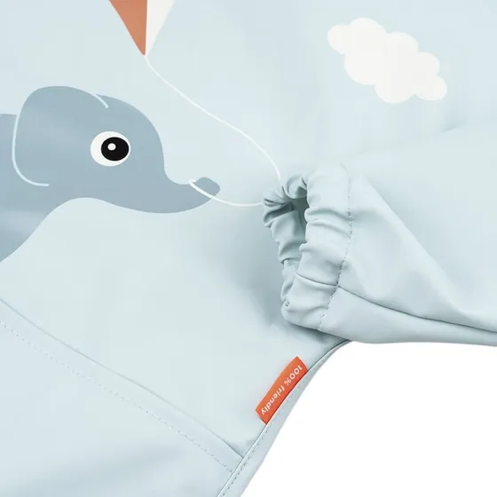 Done by Deer Hagesmæk m/ ærmer & lomme Playground Blå (34x72 cm)