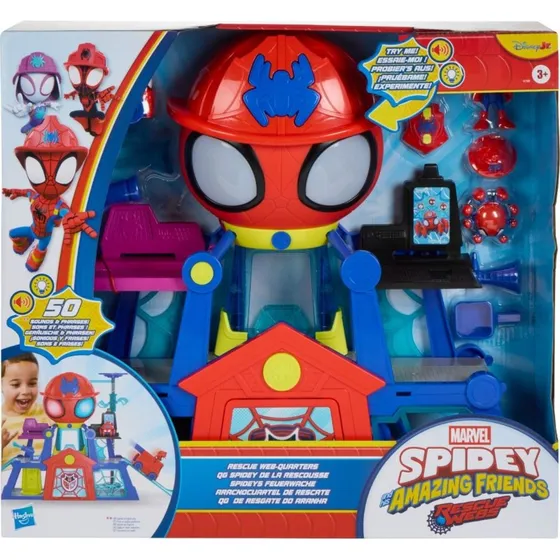 Marvel's Spidey Rescue-Webs Web-Quarters legesæt med lys og lyd