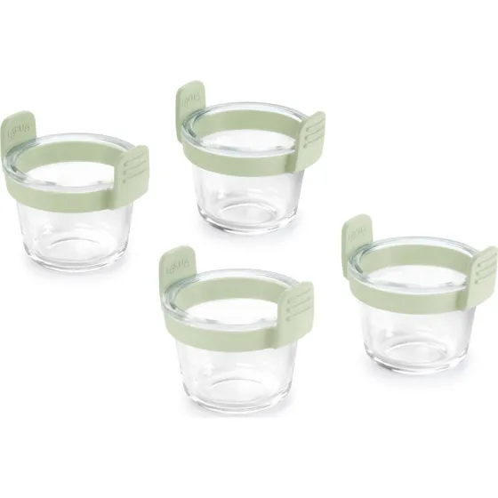 Lékué Airfryerform glas mini 4-pak