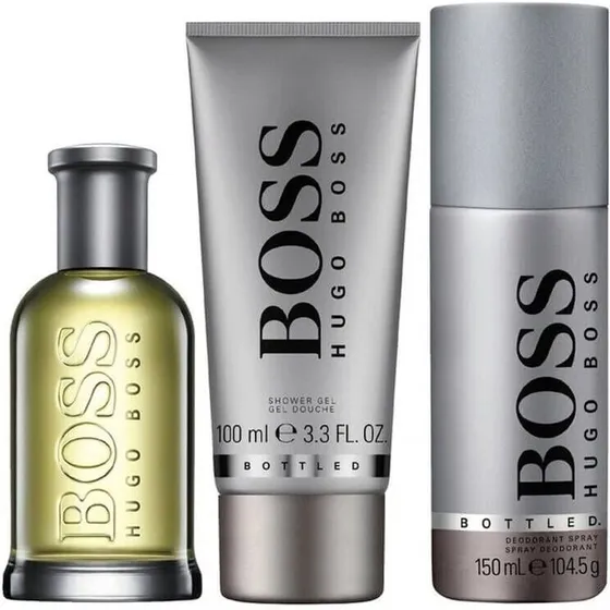 Hugo Boss Bottled No.6 Gavesæt 3 dele (100/150/100 ml)