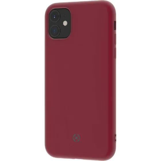 Celly Leaf iPhone 11 Cover - Rød Silikone
