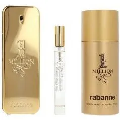 Paco Rabanne 1 Million Gavesæt 100 ml EDT + Deo 150 ml + Mini