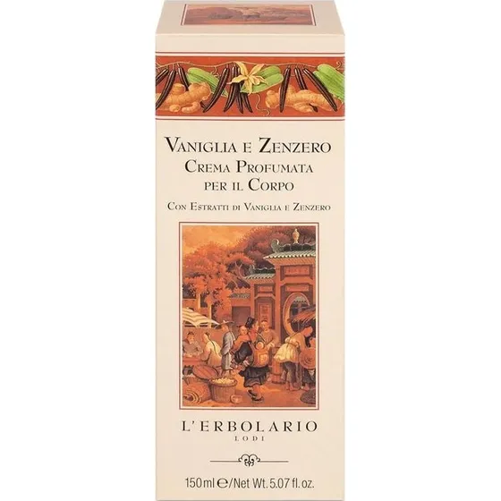 L'Erbolario Vanilje og Ingefær Duftende Bodycreme 150 ml