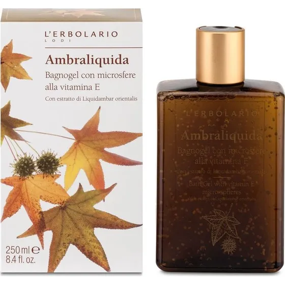 L'Erbolario Ambraliquida Badegel med E-vitamin, 250 ml